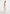 Emilie - High Waisted Twill Cargo Pants - Cream