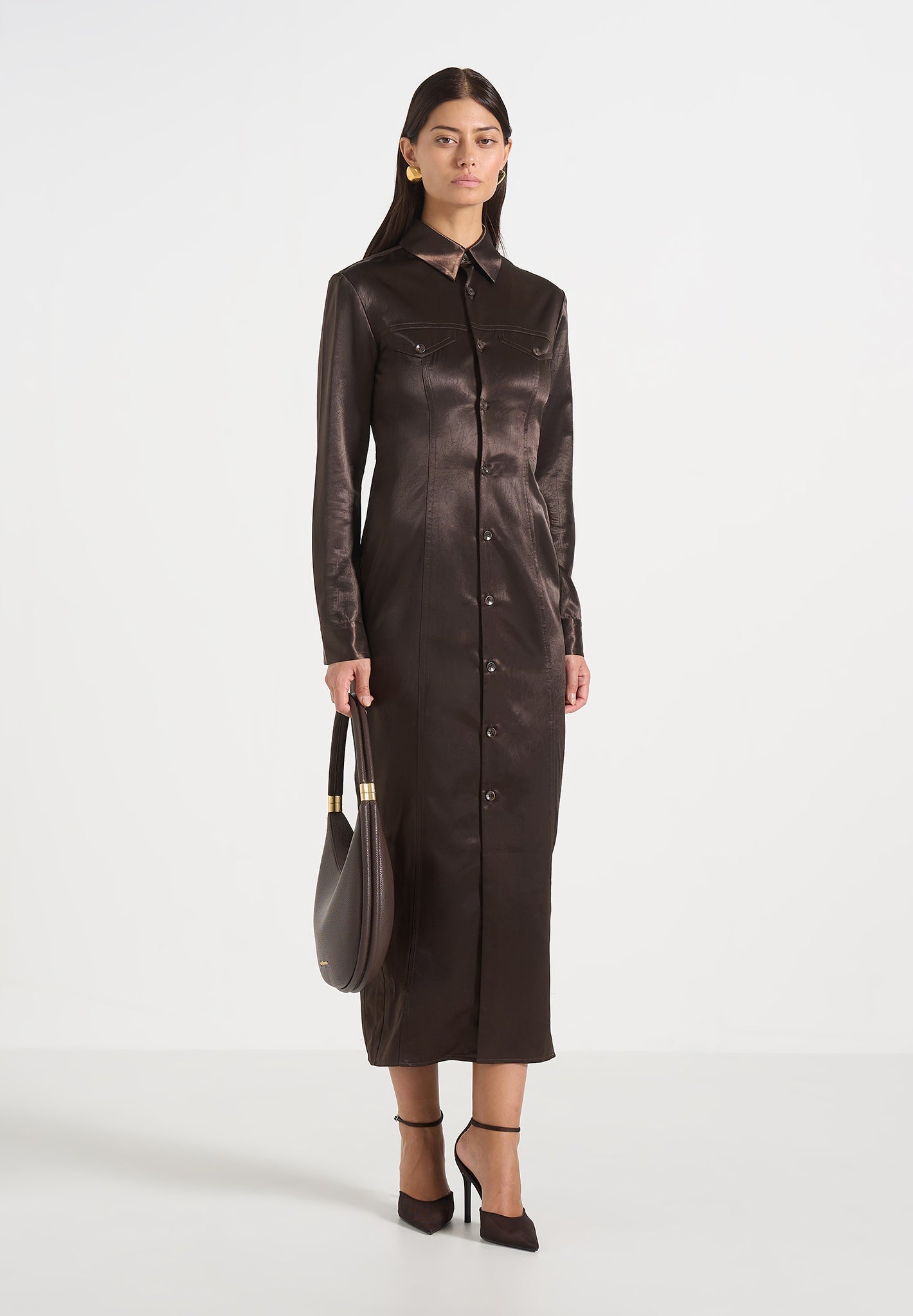 etta-crinkled-satin-midaxi-shirt-dress-brown 