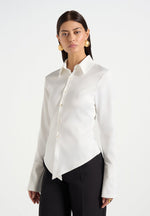 sonia-satin-cinch-shirt-white
