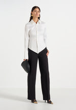 sonia-satin-cinch-shirt-white