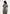 Yolanda - Tailored Peplum Waistcoat - Grey Speckle