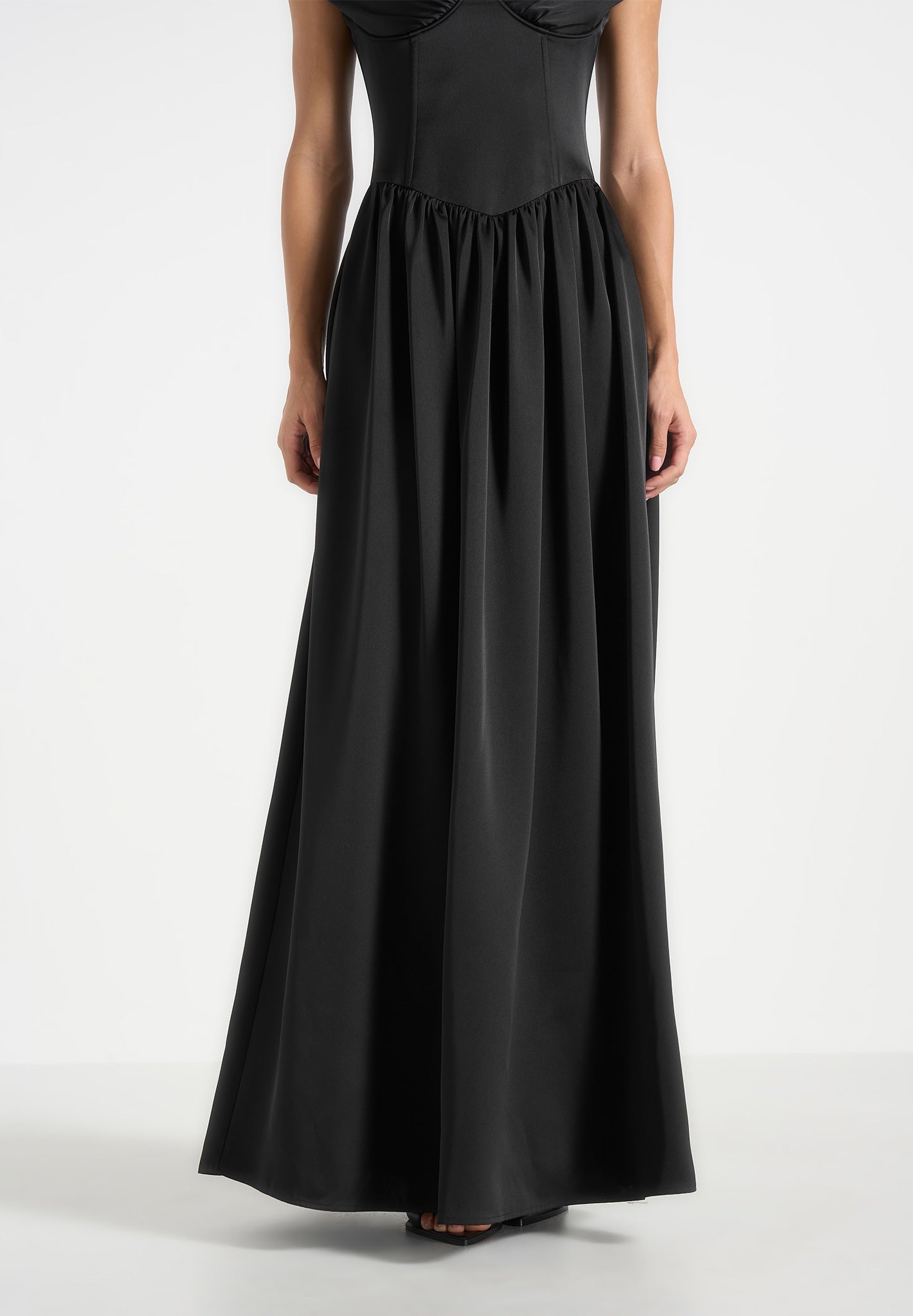 sia-off-shoulder-pleated-maxi-dress-black