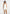 Valeska - Satin Corset Lace Sash Mini Dress - White