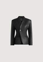ina-leather-cinched-waist-kimono-blazer
