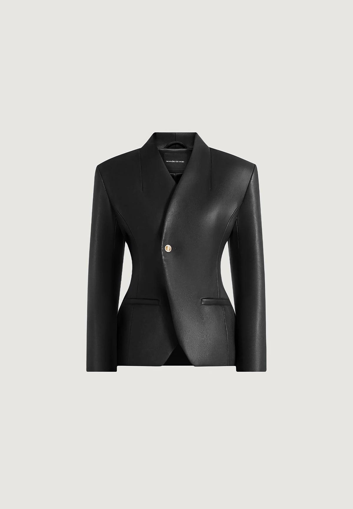 ina-leather-cinched-waist-kimono-blazer