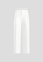 Patricia - Embellished Tailored Pants - White