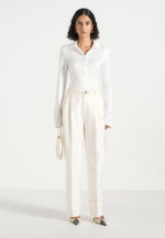 textured-tailored-pleated-cargo-trousers-white