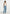 Lucy - Twin Pleat Wide-Leg Denim Jeans - Mid Blue