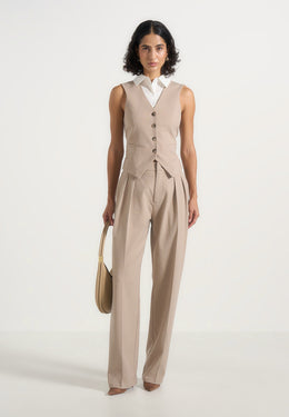 irene-collar-detail-cinched-waistcoat-beige-white