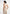 Irene - Collar Detail Cinched Waistcoat - Beige/White