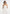 Elva - Smocked Waist Cotton Maxi Dress - White