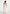 Elva - Smocked Waist Cotton Maxi Dress - White