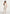 Ivanna - Elasticated Wide Leg Striped Cotton Pants - Cream