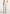 Ivanna - Elasticated Wide Leg Striped Cotton Pants - Cream