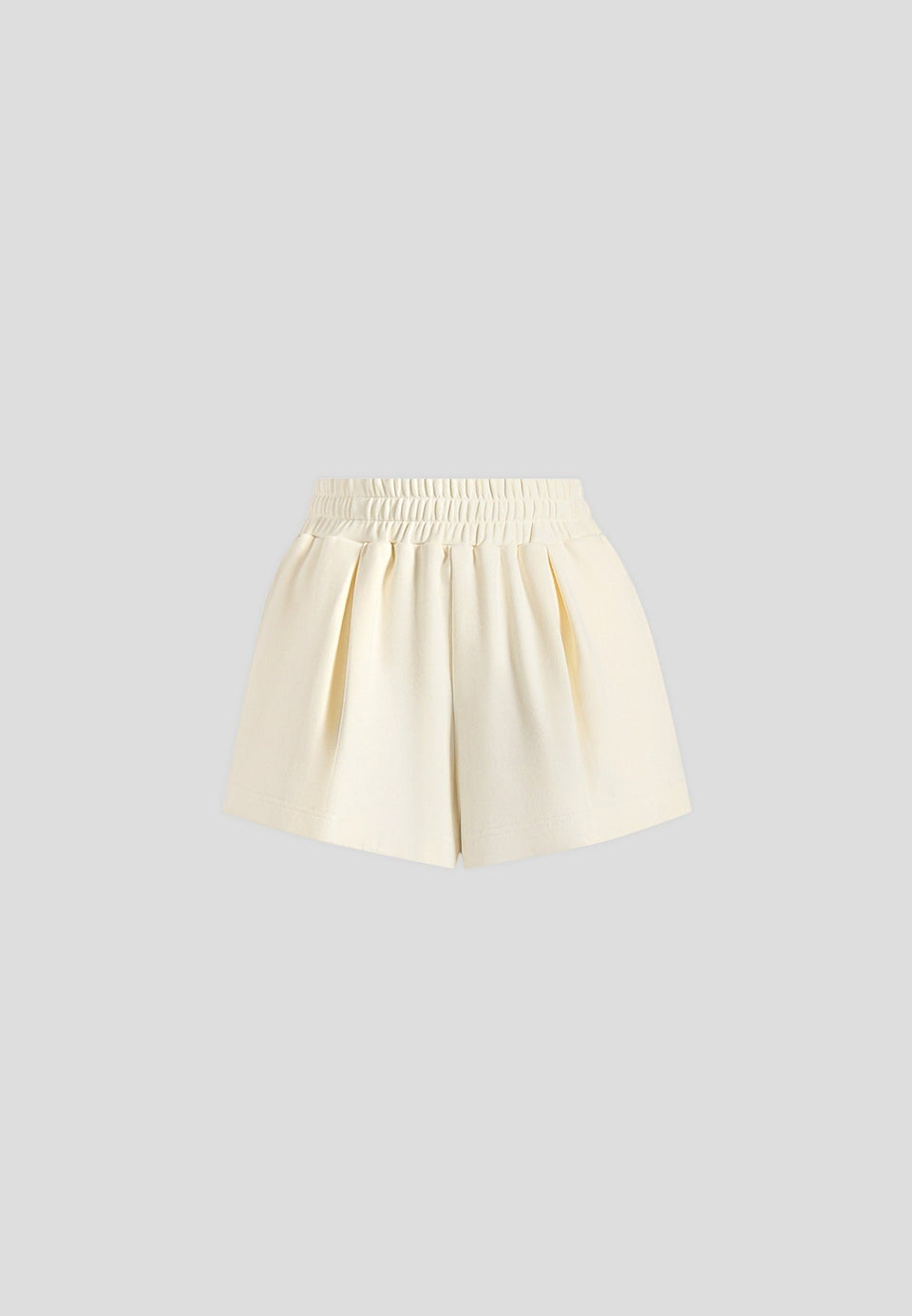 sh002-gathered-waist-cotton-shorts-pale-yellow