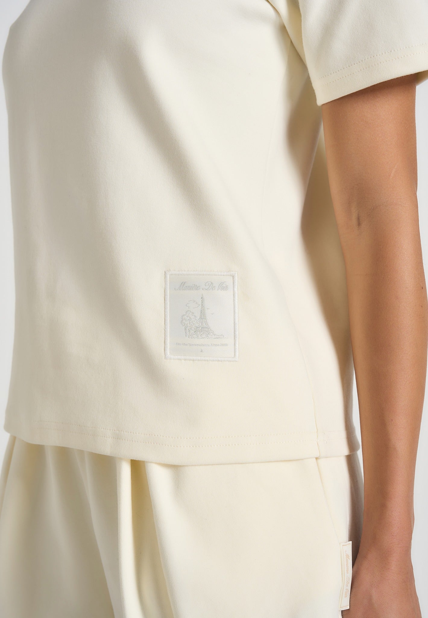TS002 - Short Sleeve Cotton T-Shirt - Pale Yellow