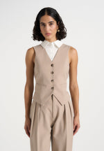 irene-collar-detail-cinched-waistcoat-beige-white