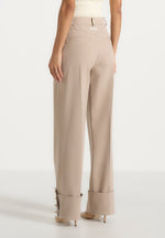 darlene-turn-up-detail-tailored-twin-pleat-trousers-beige