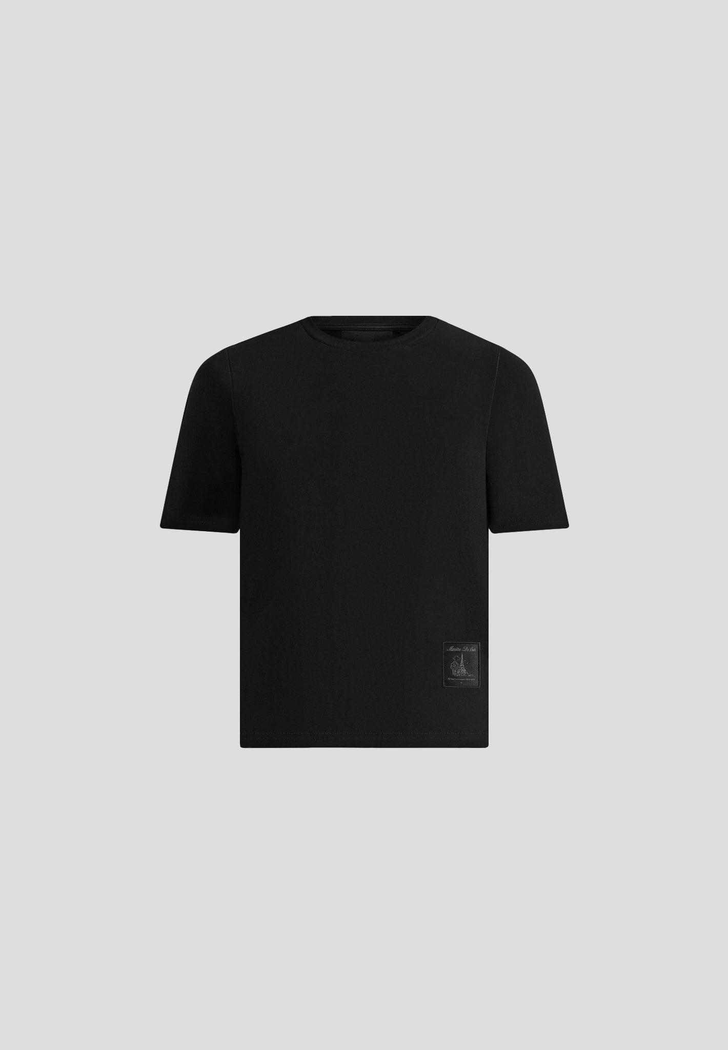 TS002 - Short Sleeve Cotton T-Shirt - Black