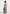 June - Chain Belt Cut-Out Georgette Halter Maxi Dress - Animal