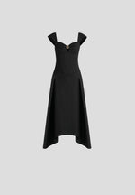 faith-cap-sleeve-corset-cotton-midi-dress-black