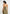 Elva - Smocked Waist Cotton Maxi Dress - Khaki