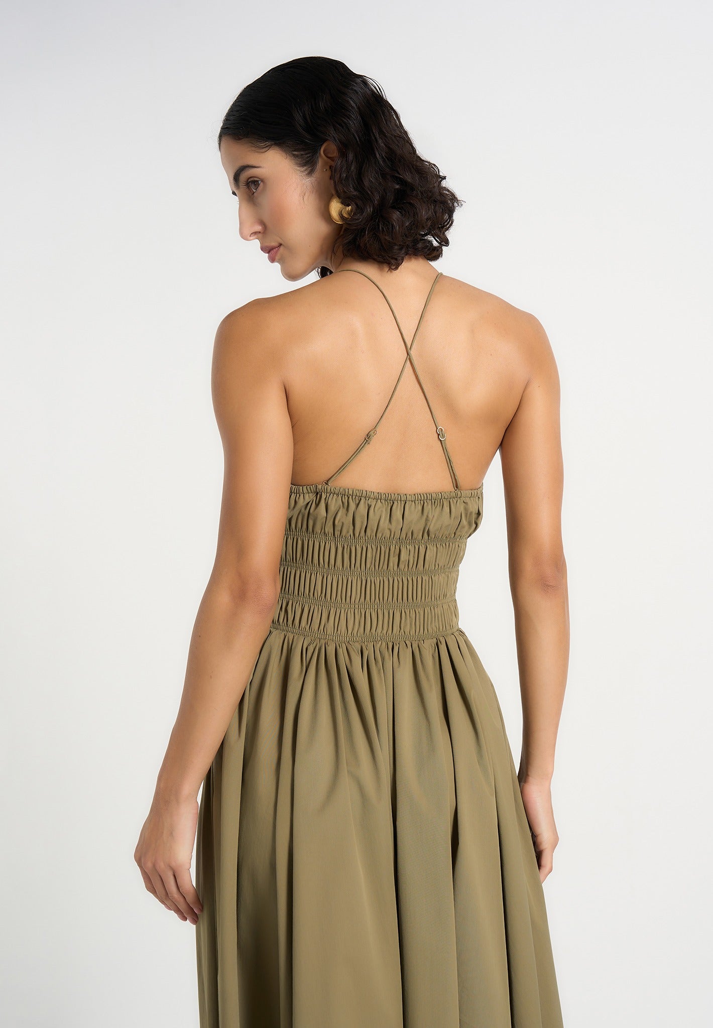 elva-smocked-waist-cotton-maxi-dress-khaki 