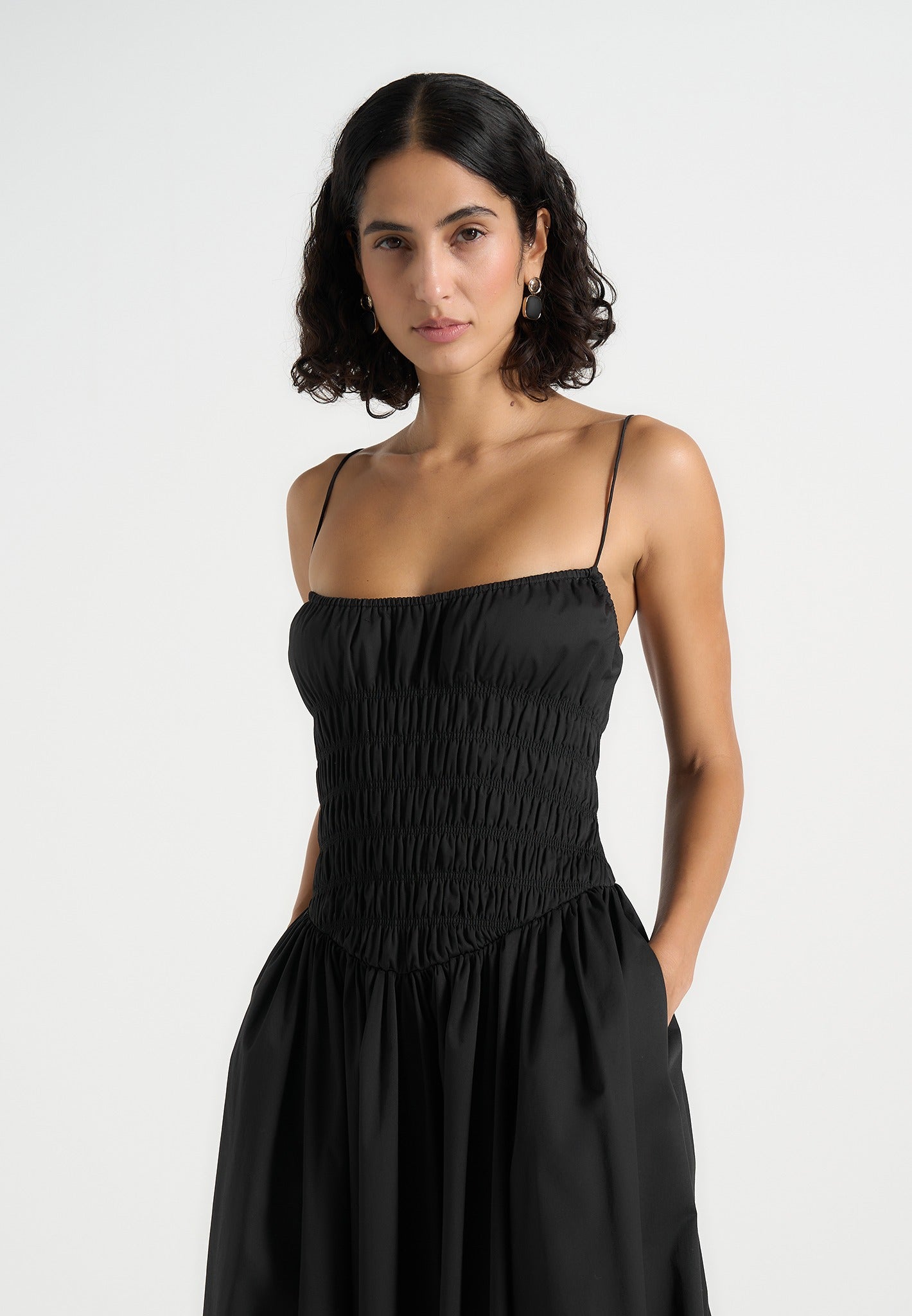 elva-smocked-waist-cotton-maxi-dress-black