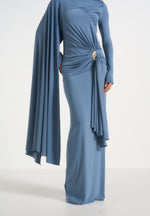 edena-asym-ruched-draped-maxi-dress-blue