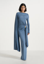 edena-asym-ruched-draped-maxi-dress-blue