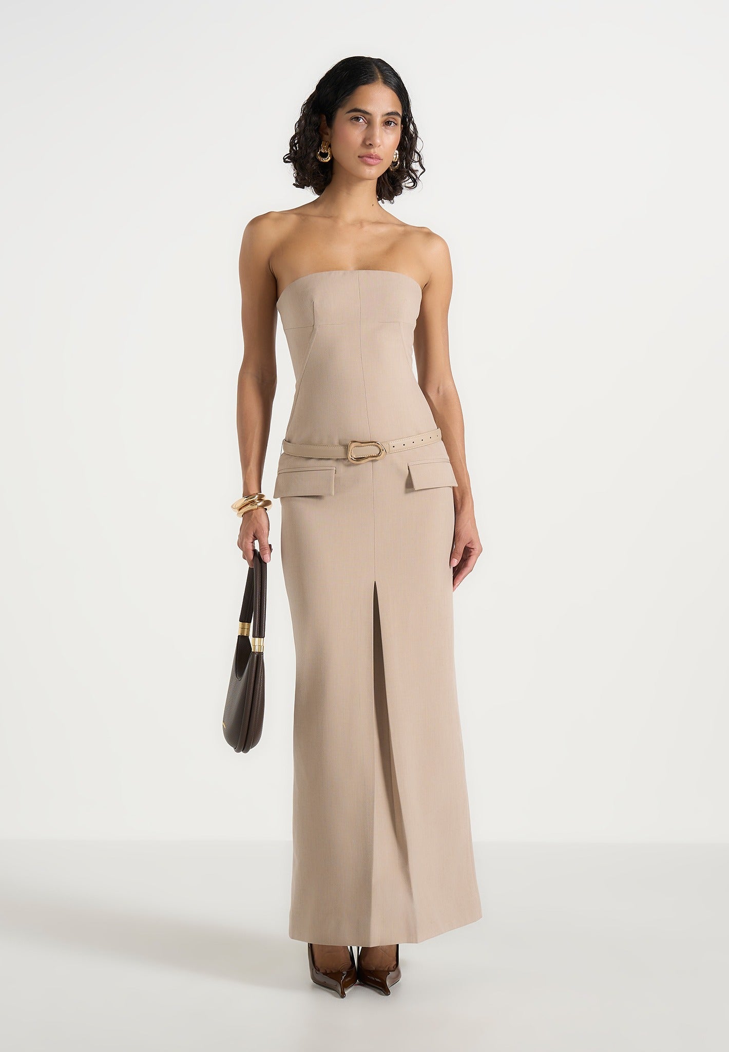 tabitha-tailored-bandeau-belted-maxi-dress-beige 