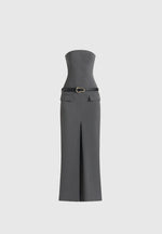 tabitha-tailored-pinstripe-bandeau-belted-maxi-dress-grey