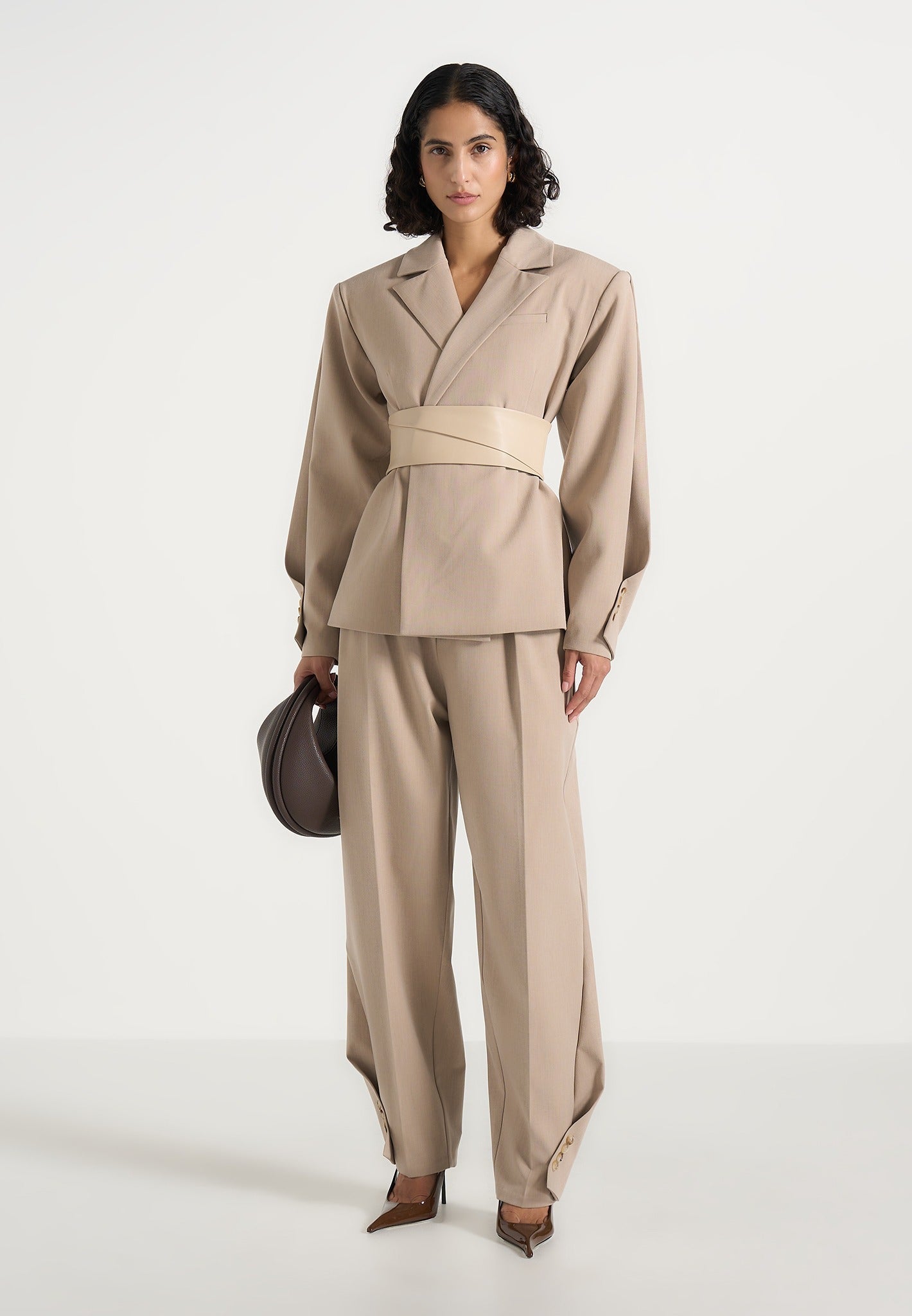 marie-twist-sleeve-tailored-blazer-with-belt-beige