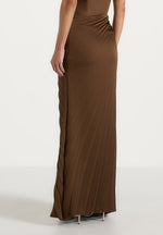fiona-satin-fan-pleat-maxi-skirt-brown