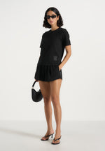 sh002-gathered-waist-cotton-shorts-black