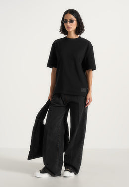 ts007-unisex-relaxed-fit-cotton-t-shirt-black