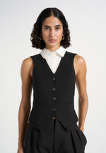 irene-collar-detail-cinched-waistcoat-black-white