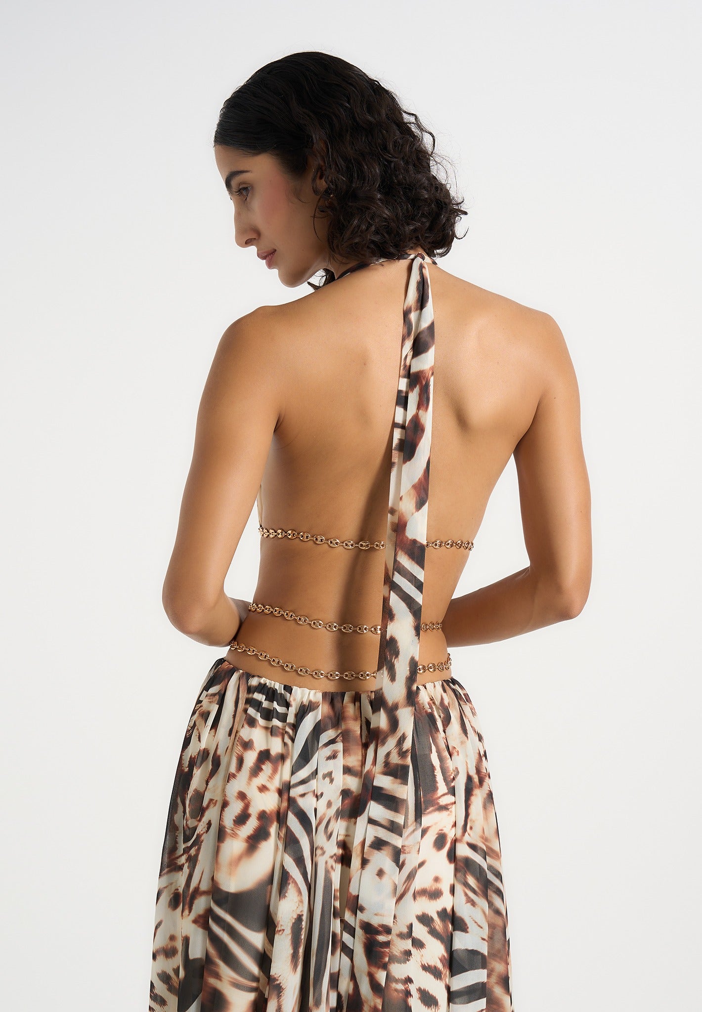 june-chain-belt-cut-out-georgette-halter-maxi-dress-animal 
