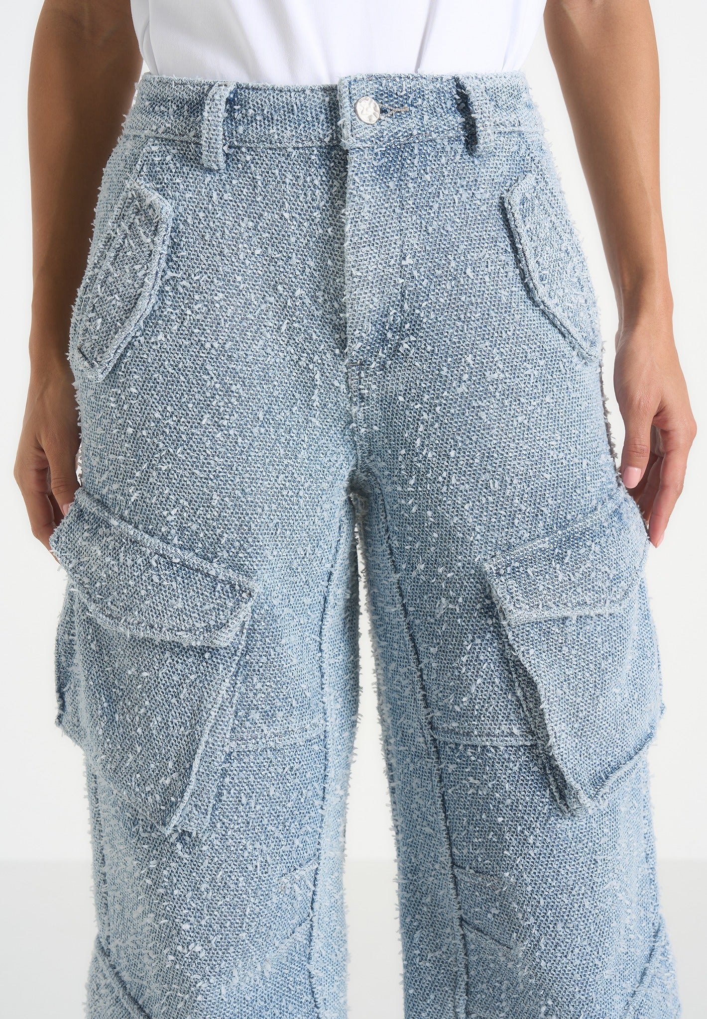 anne-denim-high-waisted-boucle-cargo-pants-mid-blue
