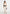 Renee - Denim & Leather Straight Leg Jeans - Cream/Brown
