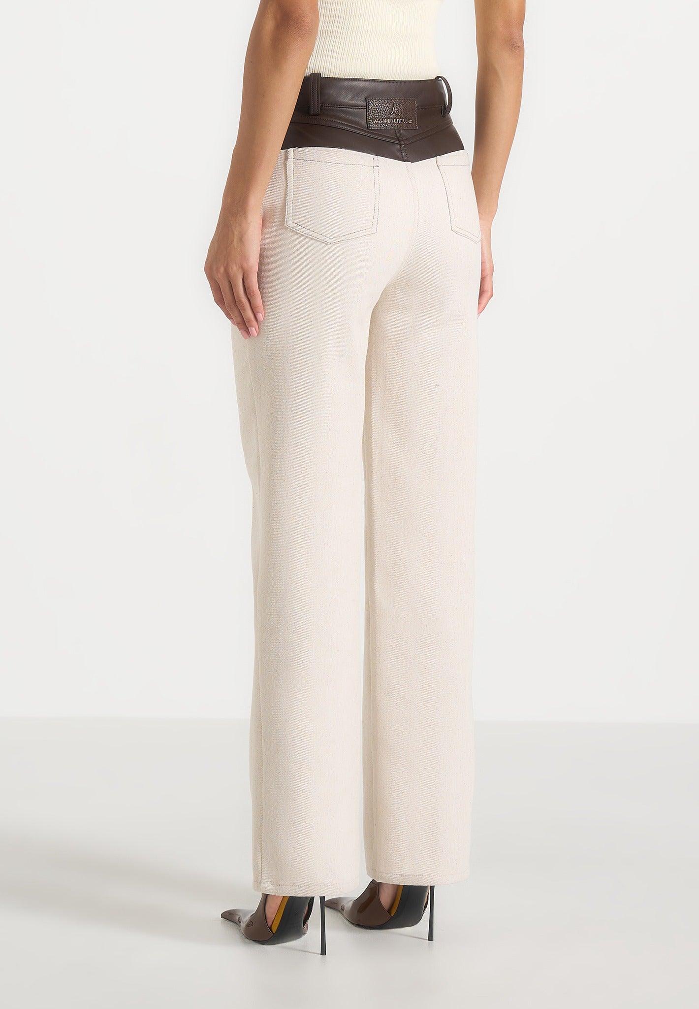 renee-denim-and-leather-straight-leg-jeans-cream-brown