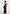 Saffron - Satin Belted Maxi Dress - Black