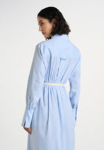 isa-belted-pinstripe-cotton-midi-shirt-dress-pale-blue