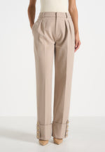 darlene-turn-up-detail-tailored-twin-pleat-trousers-beige