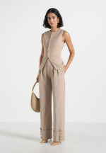 darlene-turn-up-detail-tailored-twin-pleat-trousers-beige