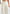 Flora - Box Pleat Wide Leg Belted Pants - White