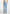 Frida - Eiffel Detail Straight Leg Denim Jeans - Mid Blue