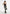 Ambre - Leather Lace Up Flared Pants - Olive