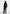 Elena - Oversized Open Back Tailored Blazer - Black