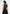 Fabienne - Metallic Ruched Halterneck Maxi Dress - Black